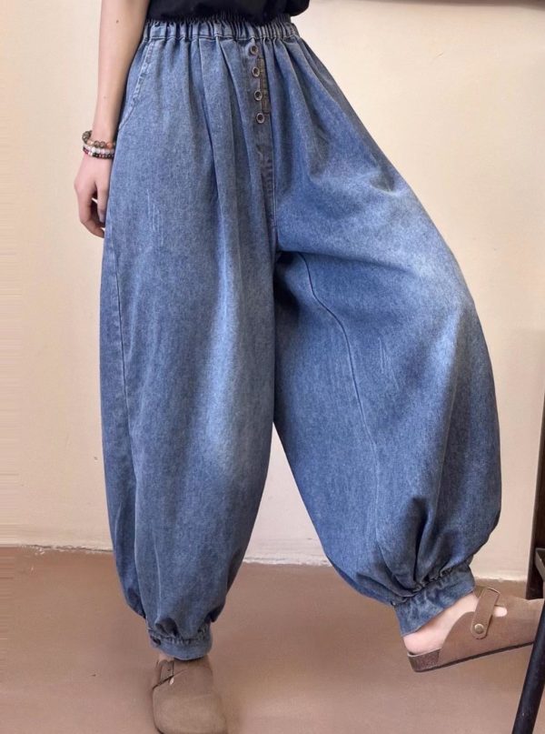 Cute Wide Leg Crop Jeans